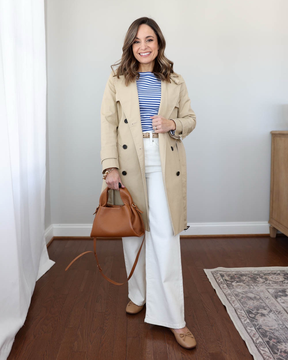 Casual Spring jackets for petites!

Outfit 1:
Classic (J.Crew Icon Trench): petite 00 - coat is slim through the arms. You may want to size up for layering. 
Top (Madewell): xxs 
Jeans (BRF): petite 24 - 10” rise, 27.5” inseam - I recommend a size down the stretch with wear 
Flats (Sam Edelman): tts in French sand 

Outfit 2:
Chore jacket (Old Navy): petite xs 
Pants (BR Factory): petite xxs 
Tank top (Quince): xs 
Sneakers (Gola): tts 
Bag (Quince) 

Outfit 3:
Jacket (LOFT): petite xxs
Pants (LOFT): petite 00 - 10.5” rise 25.5” inseam - a little roomy and they loosen with wear so I recommend a size down 
Top (LOFT): petite xxs - top is sheer
Shoes: tts

My measurements for reference: I’m 4’10” and 105lbs. My bust, waist, and hip measurement is 32”, 24”, and 36”.

#LTKootd #LTKPetite #LTKSaleAlert