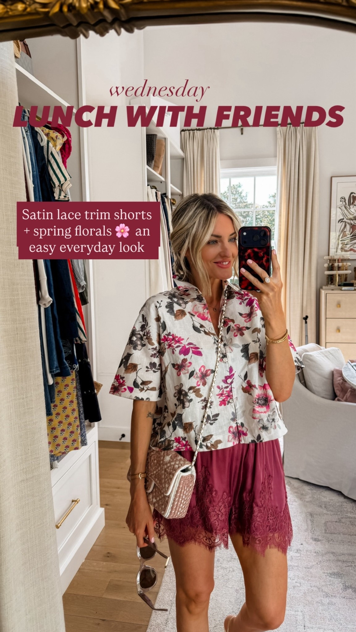 How cute are these satin shorts styled with this top from my @Cleobella collection?! Perfect for lunch with friends! Wearing XS in top & S in shorts!

Loverly Grey, Cleobella, spring outift, satin shorts, spring top

#LTKSeasonal