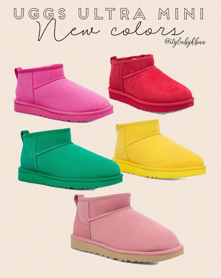 Ugg boots
Uggs ultra mini 
New colors 

#LTKHoliday #LTKshoecrush #LTKGiftGuide