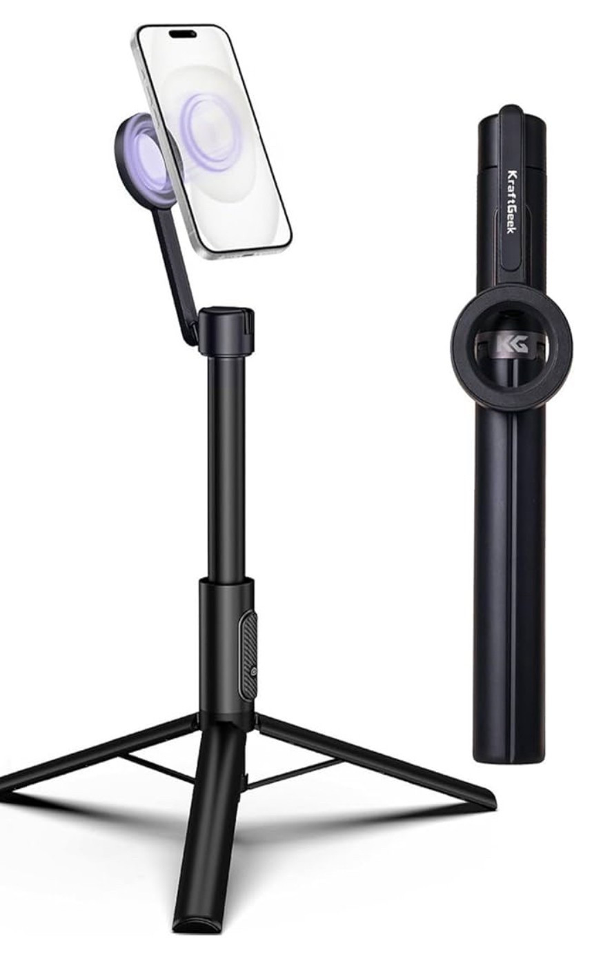 When I tell you I bring this EVERYWHERE! oh my goodness this has changed my life with filming. I use this at least 3 times a day. It’s so durable, easy to use & it comes with a Bluetooth remote which is great when filming alone!  