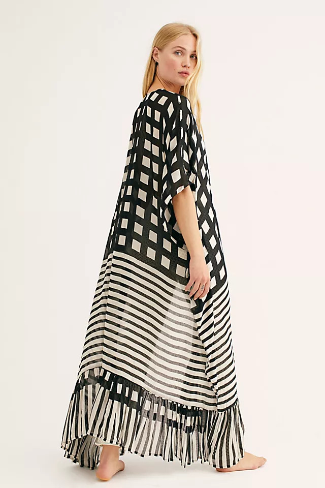 Kenna Ruffle Kimono | Free People (Global - UK&FR Excluded)