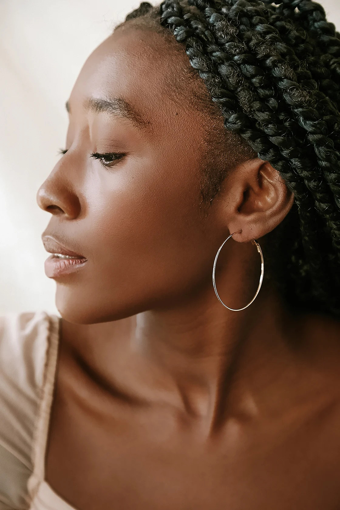 Fresh and Chic Gold Hoop Earrings | Lulus (US)