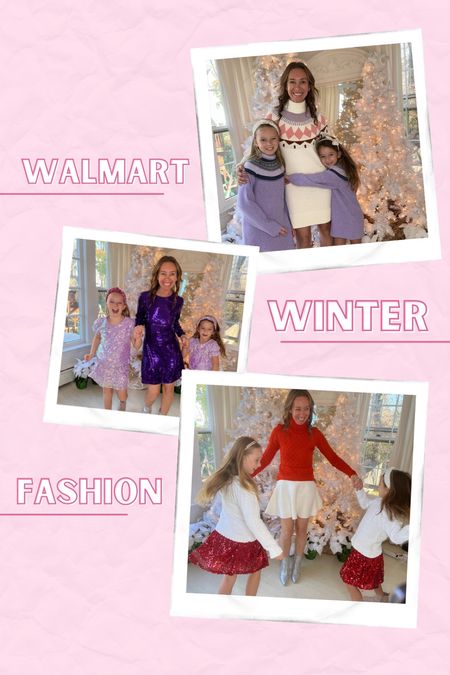 Walmart winter fashion for moms and daughters! Perfect for cold weather and festivities 

#LTKkids #LTKstyletip #LTKHoliday