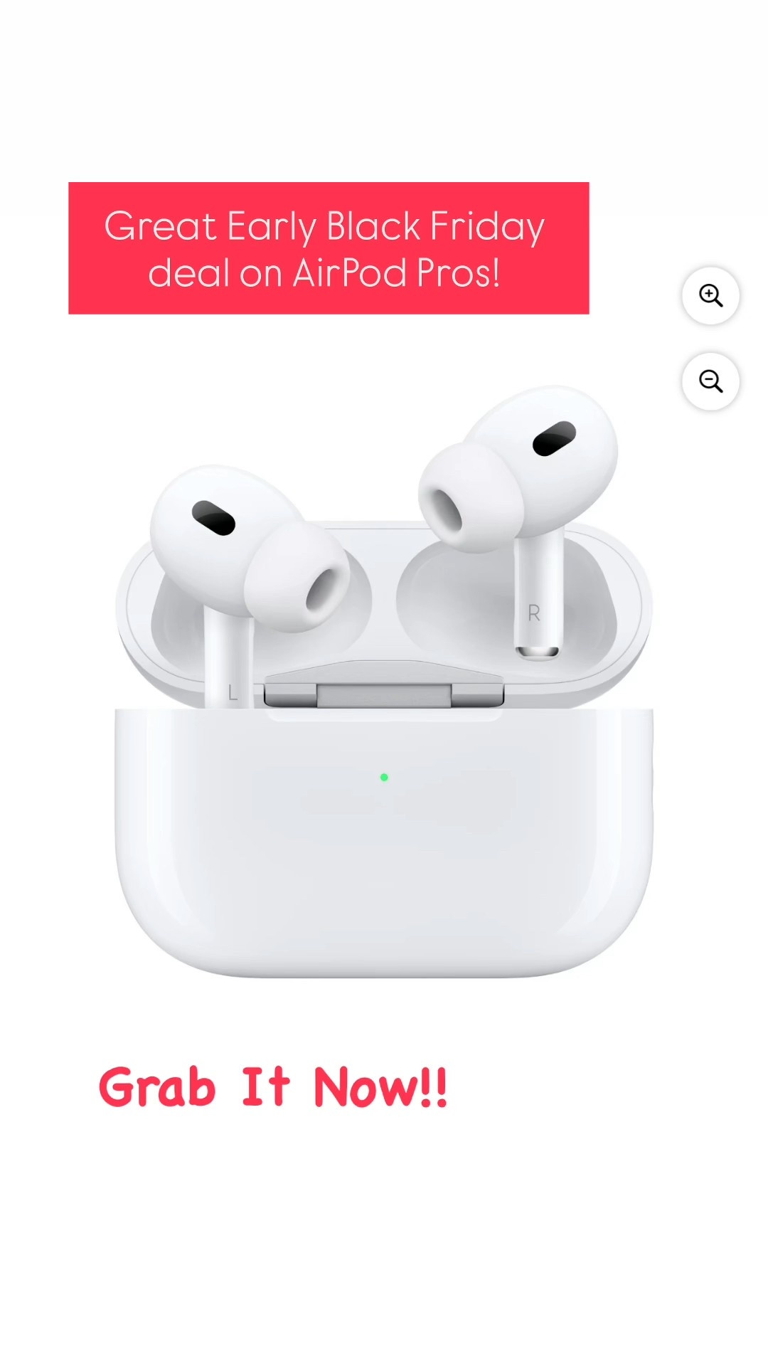 Mark these off your list! Grab these AirPod pros while they are on sale! 

#giftguide #giftsforall #earlyblackfriday



#LTKHoliday #LTKCyberWeek #LTKGiftGuide