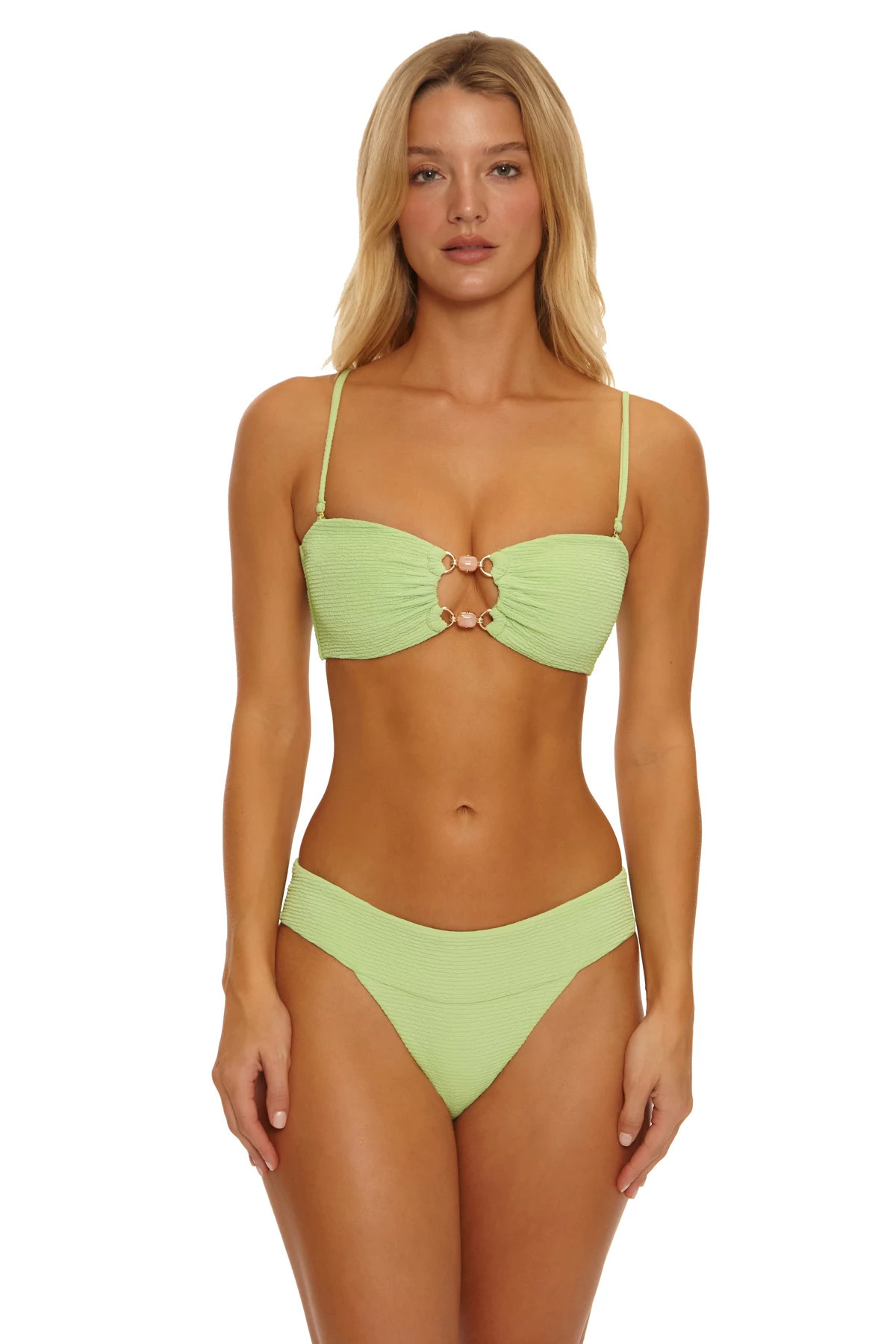 Trimed Textured Bandeau Bikini Top | Everything But Water