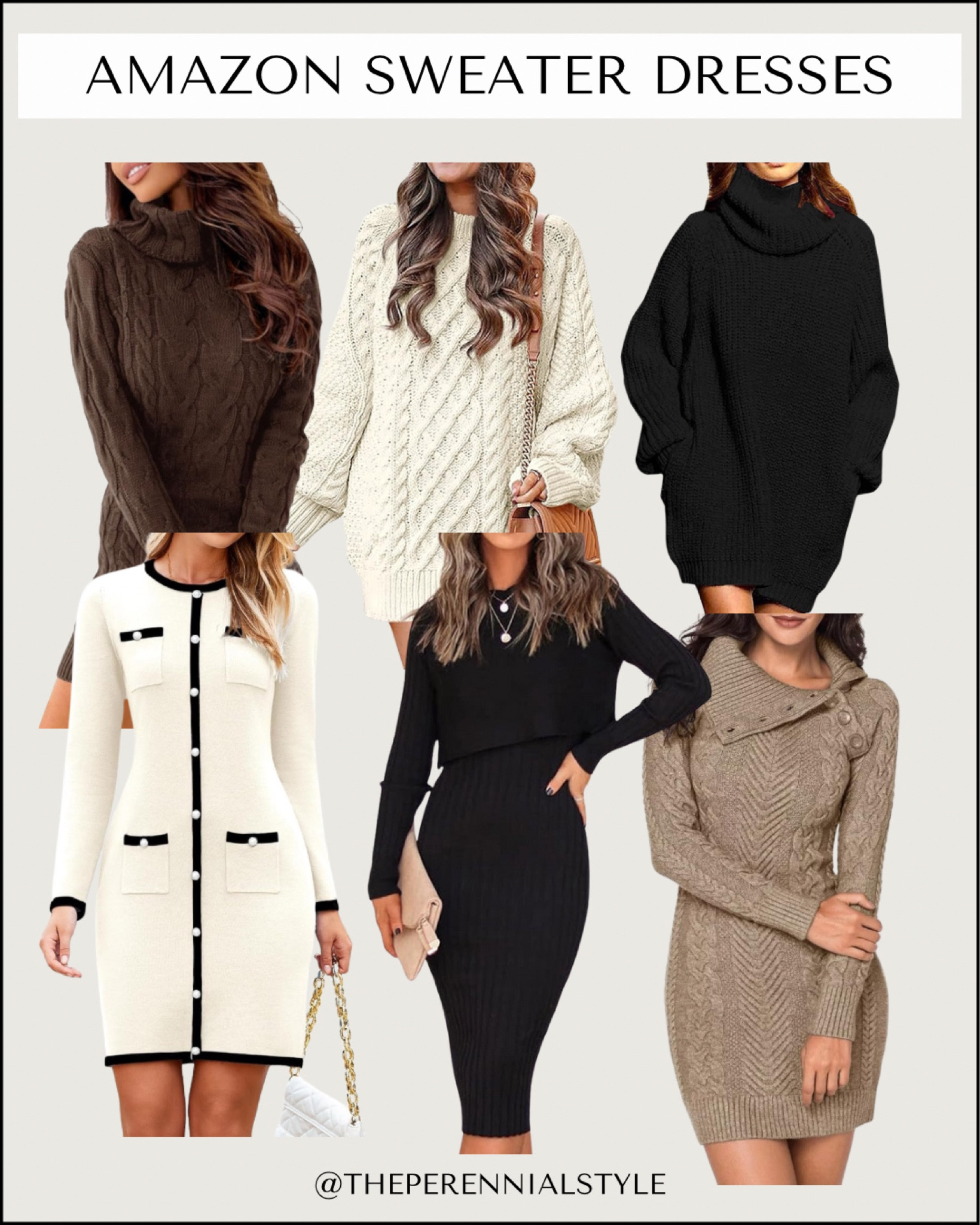 Favorite sweater dresses from Amazon, Amazon winter fashion finds, winter dresses 

#LTKSeasonal #LTKStyleTip