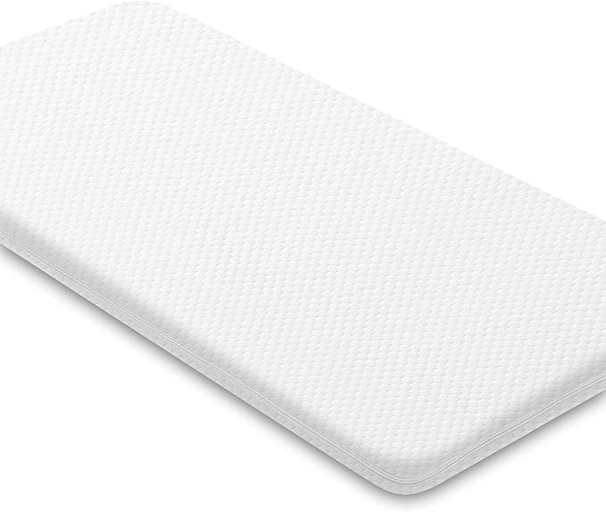 Lisara Baby Bassinet Mattress, 47 x 23.6 Dual Sided Gel Memory Foam Mattress with Waterproof, Rem... | Amazon (US)