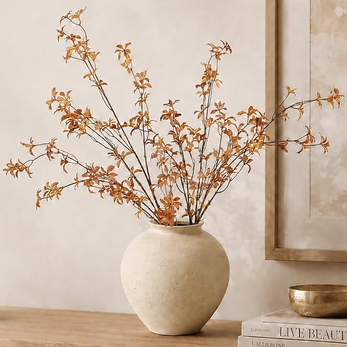 Avoeco 5 Pcs 29 Inch Real Touch Faux Enkianthus Fall Branches | Amazon (US)