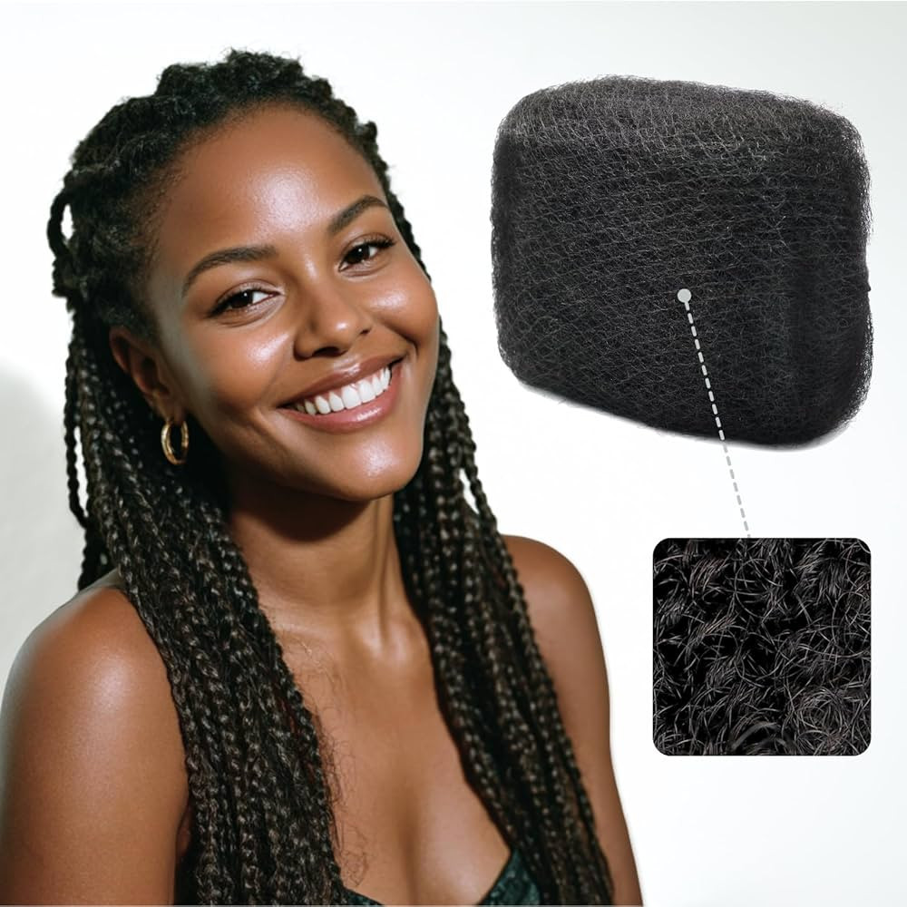 IUC Afro Kinkys Bulk Human Hair Bundle (20 Inch, 50g, Natural Black, 1B) 4C Afro Kinky-Curly 100%... | Amazon (US)