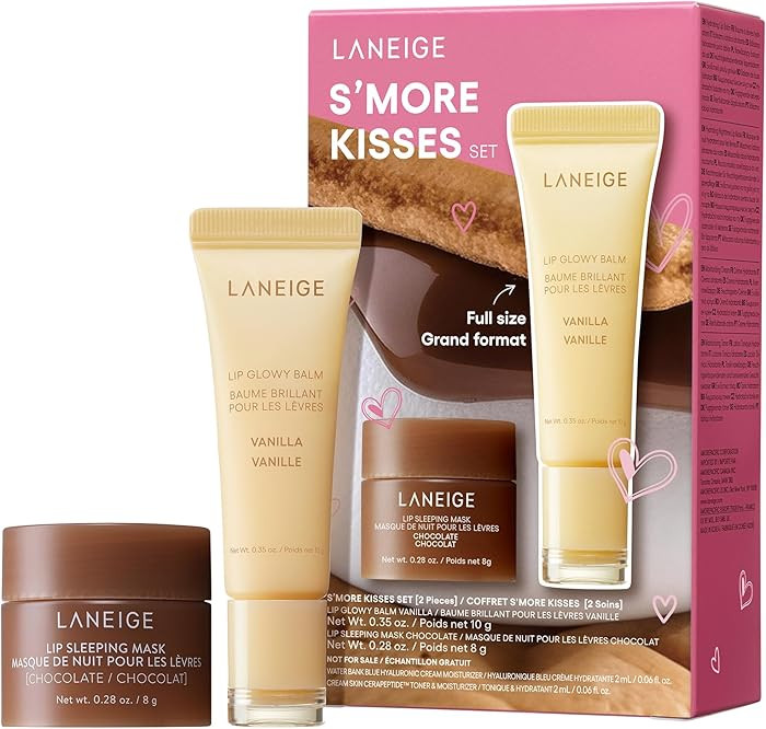 LANEIGE Lip Glowy Balm: Crema hidratante de labios con manteca de karité, para un brillo hidrata... | Amazon (US)
