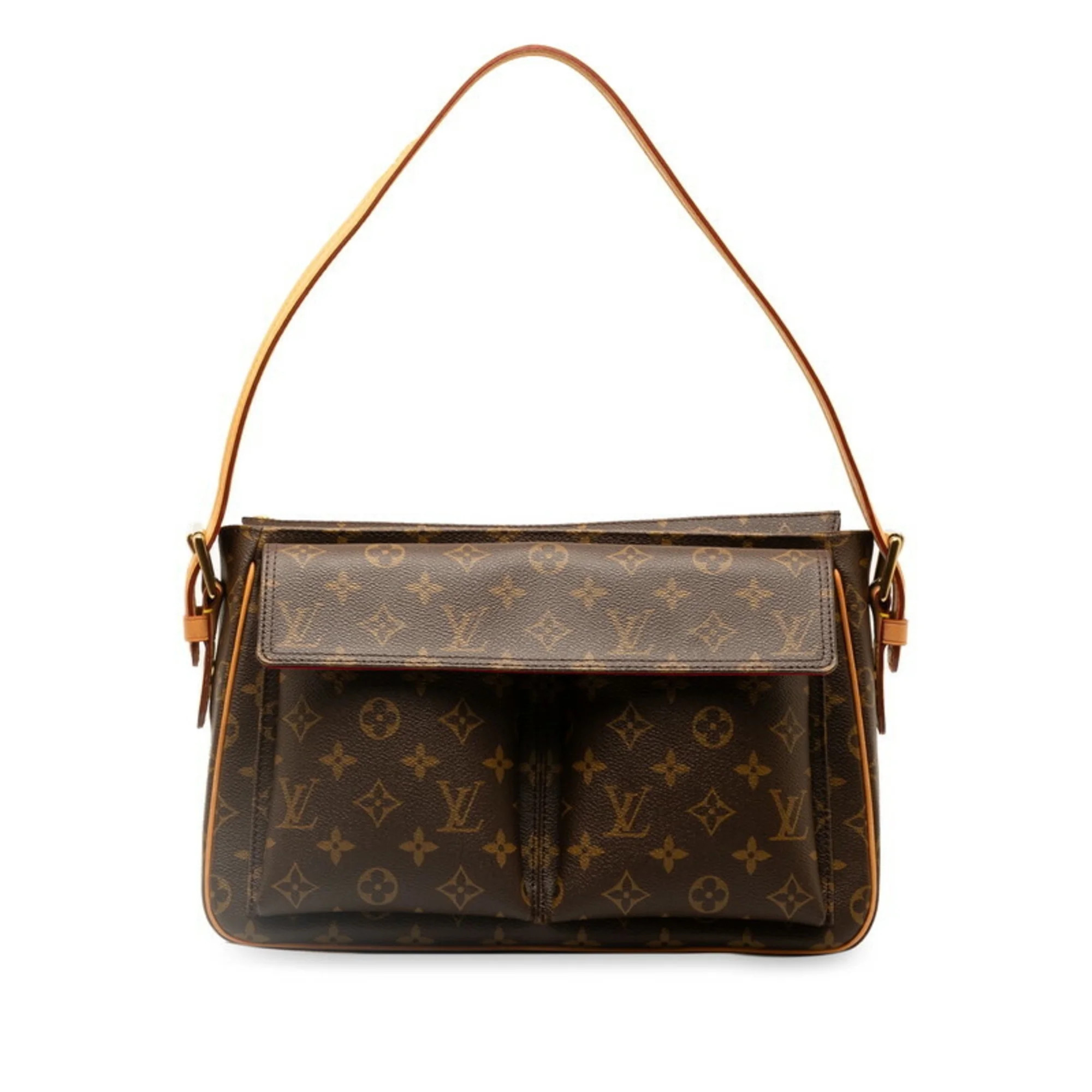 Pre-Owned Louis Vuitton Monogram Vivacite GM Bag M51163 Brown PVC Leather Women's LOUIS VUITTON (... | Walmart (US)