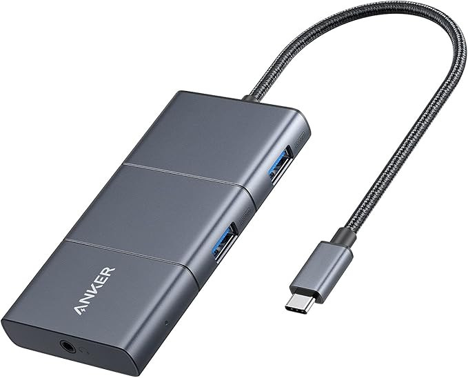 Anker USB C Hub, PowerExpand 6-in-1 Adapter, with 4K HDMI, 100W Power Delivery Port, 2 10 Gbps A ... | Amazon (US)