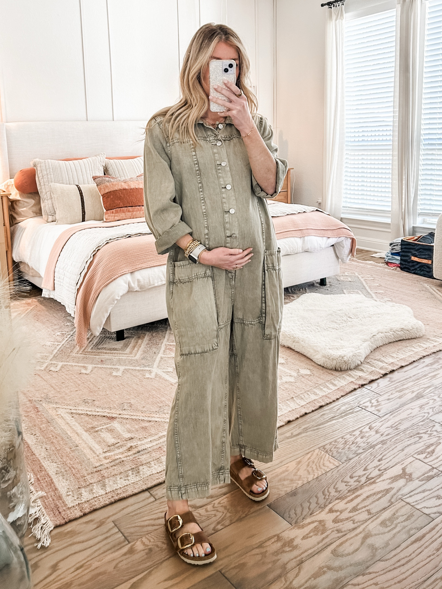 bump friendly jumpsuit - wearing size small  

#LTKBump #LTKStyleTip #LTKShoeCrush