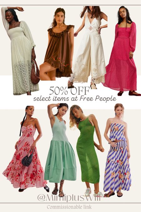 50% off select dresses at free people! Today only!

Dress | summer dress | midi dress | free people | summer outfit 
Follow @mimipluswill for more! 

#LTKStyleTip #LTKSaleAlert #LTKFindsUnder100