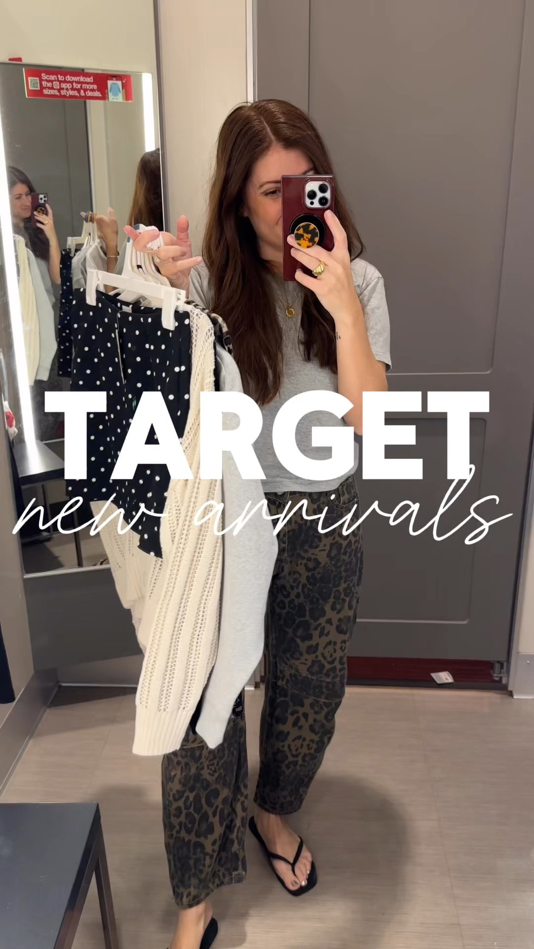 Target New Arrivals! 🎯 Starting off 2025 try ons with a bang! Loving all of theee new arrivals I found at Target! 

Follow me for more affordable fashion and Target finds! 

Wearing:
Skirt- size 6 (not available online yet)
Jeans size-6
Blue sweater- size small
Beige cardigan- size medium but need small
Leopard mesh button top- size medium 
Coke sweatshirt- size up for an oversized fit!

#LTKOver40 #LTKSeasonal #LTKStyleTip