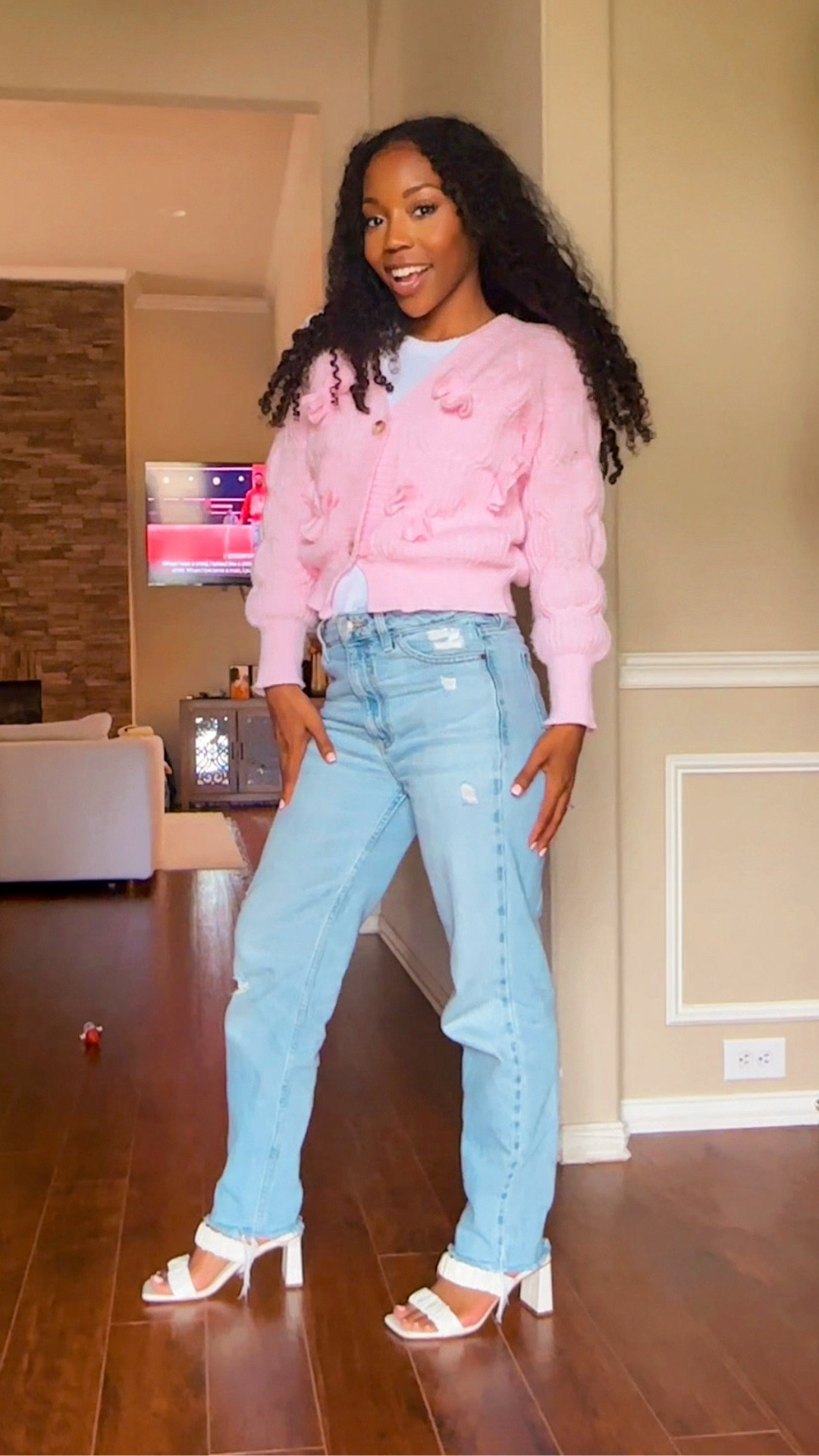 My outfit of the day for serving at church today + little mama’s cute dress 💕 I got so many comments on my sweater today! I just got it and can’t wait to style it again! I love a good fall sweater plus bonus points bc it’s pink 🤩

#LTKFindsUnder100 #LTKFamily #LTKPetite