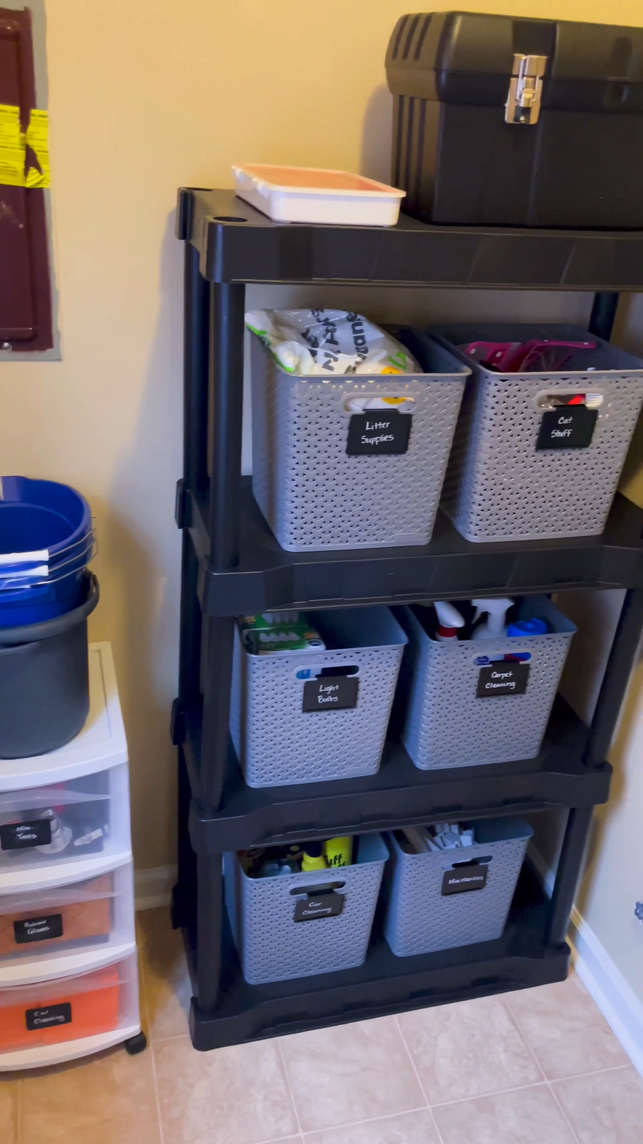 Laundry/storage room organization on a budget!

#LTKhome