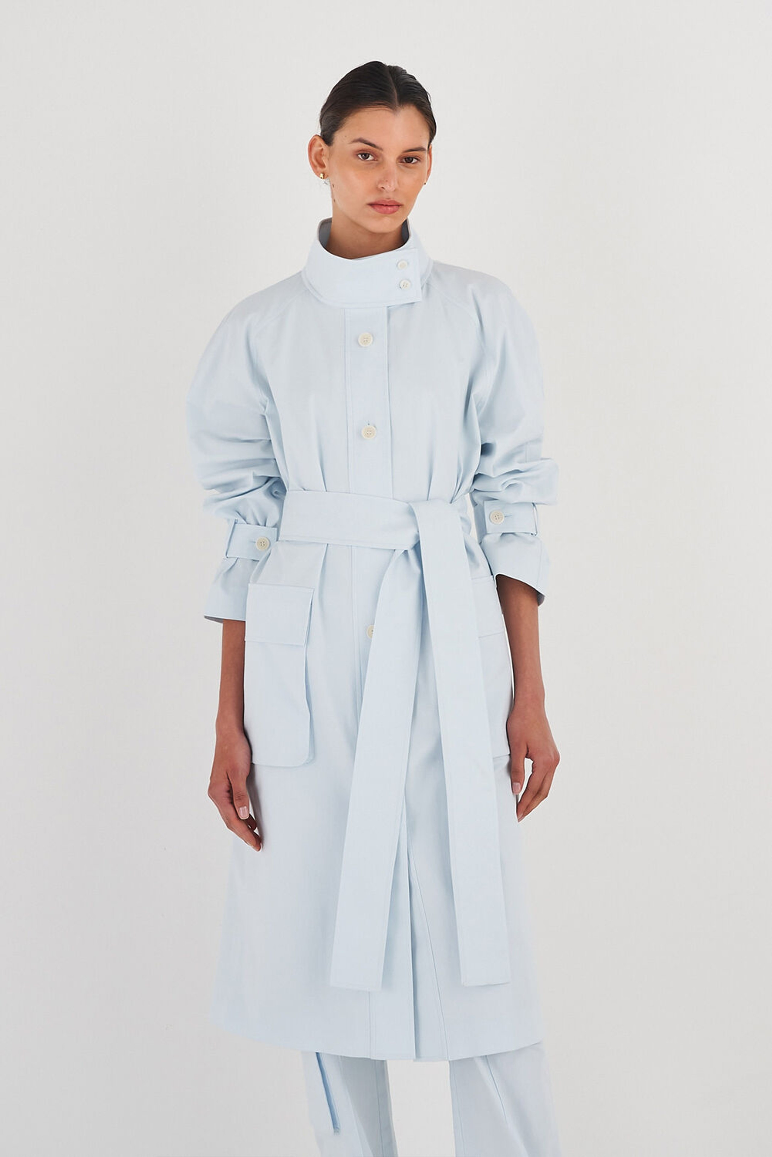 Oroton Pocket Trench Sea Glass | Oroton