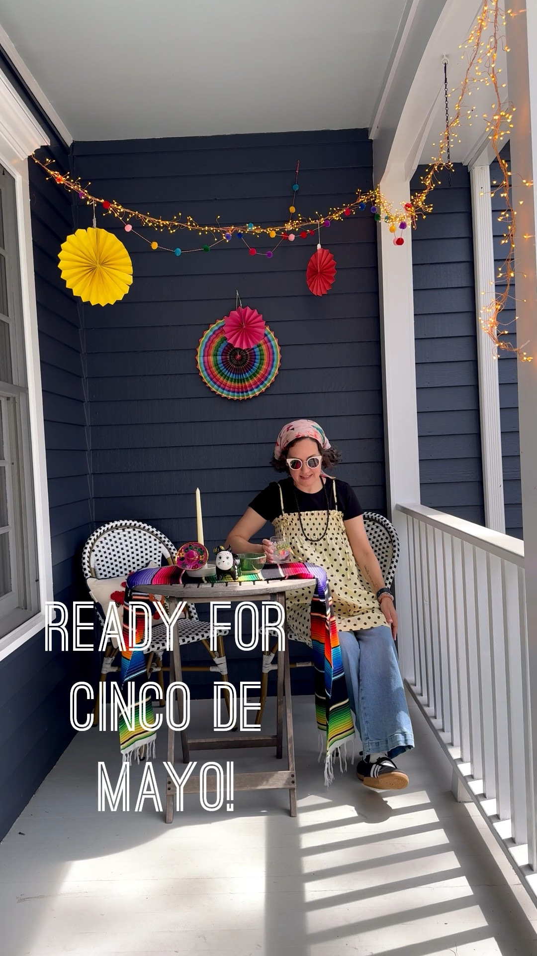 Decorated my front porch for Cinco de Mayo! I love this polka dot dress from Amazon; a designer knock off.

#LTKSeasonal #LTKOver40 #LTKFestival