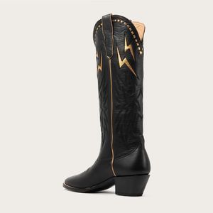 Black/Gold Lightning Boot Limited Edition | CITY Boots