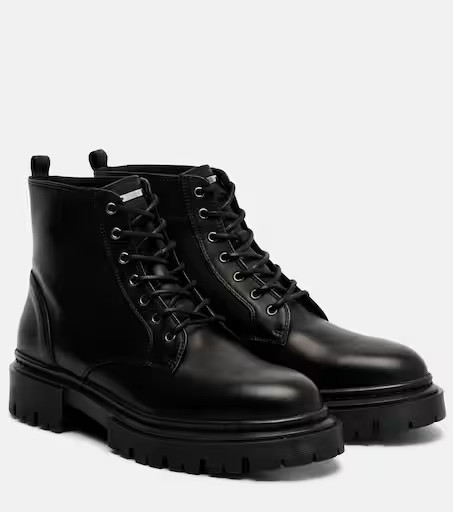 Henry leather combat boots | Mytheresa (UK)