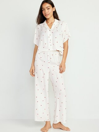 Satin Pajama Set for Women | Old Navy (US)