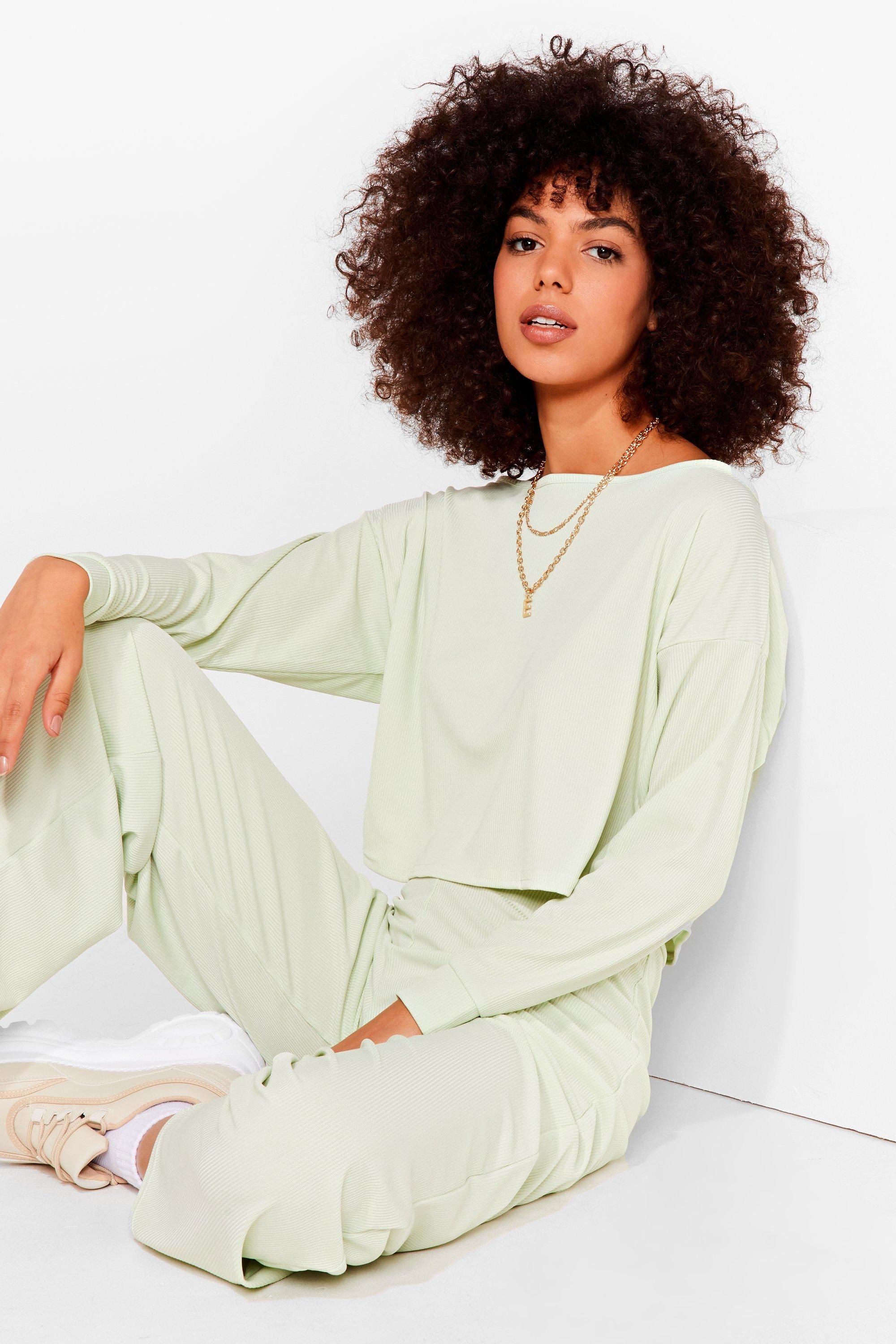 Keep Off-the-Shoulder Top and Wide-Leg Pants Set | NastyGal (US & CA)