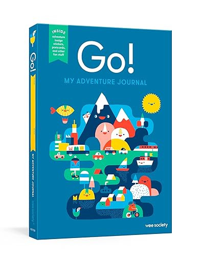 Go! (Blue): A Kids' Interactive Travel Diary and Journal (Wee Society) | Amazon (US)