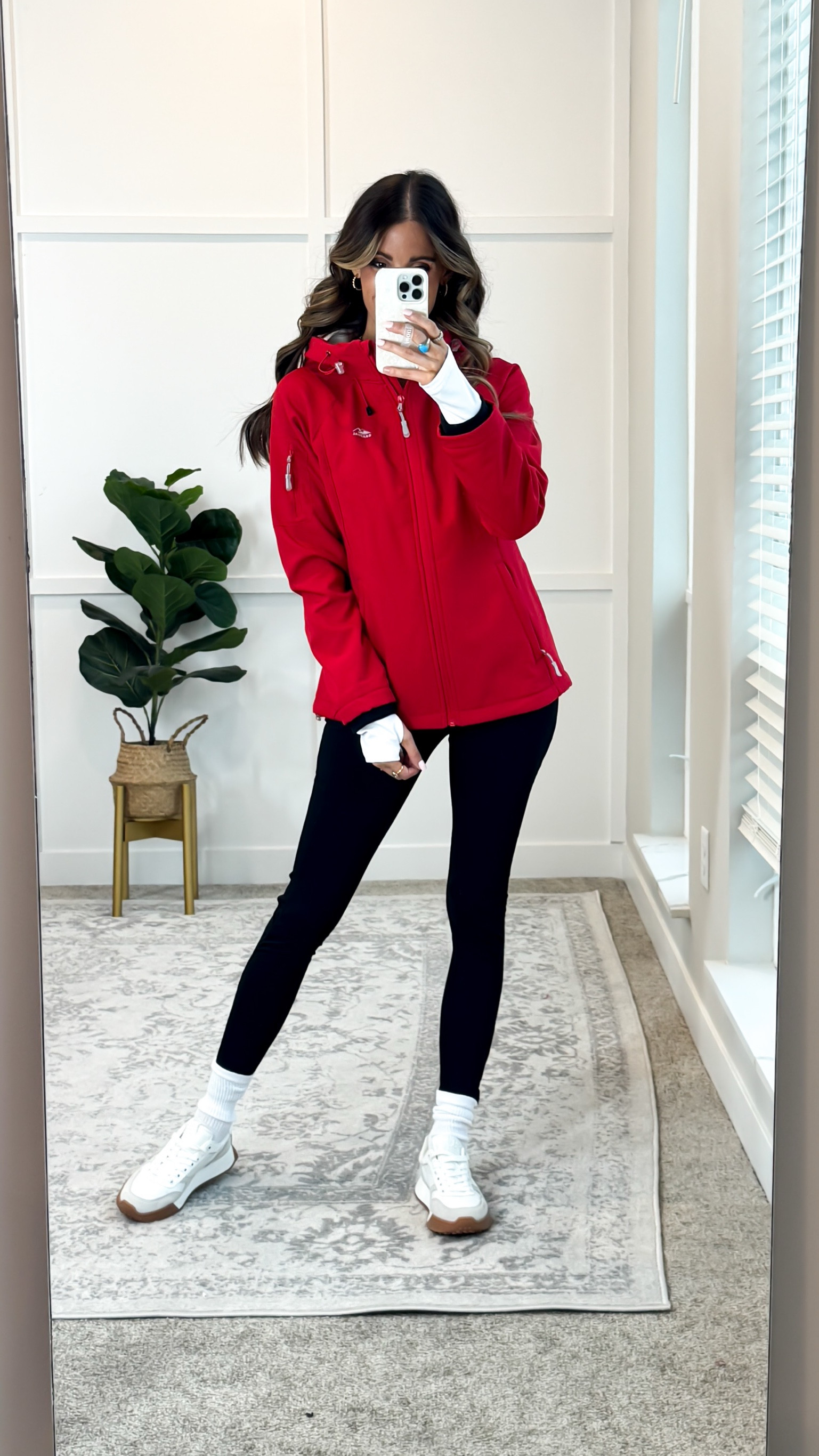 Soft shell fleece jacket - fits true to size 

Winter outfits | leggings | fleece joggers | snow boots

#LTKFindsUnder50 #LTKFindsUnder100 #LTKStyleTip