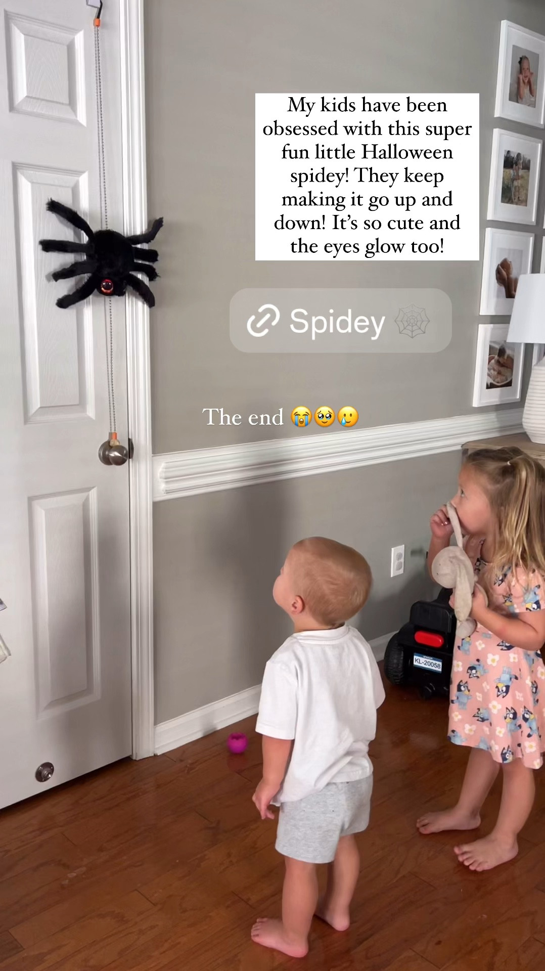 Such a fun and cute Halloween decoration if you have kids! It’s motion and sound activated and the eyes glow! Too fun and super affordable! I bet these sell out. 

#LTKFamily #LTKSeasonal #LTKKids