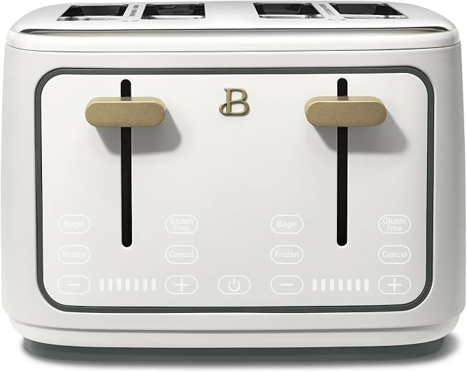 Beautiful 4-Slices Toaster with Touch-Activated Display, Soft Matte Finish, Extra-Wide Self-Adjus... | Amazon (US)