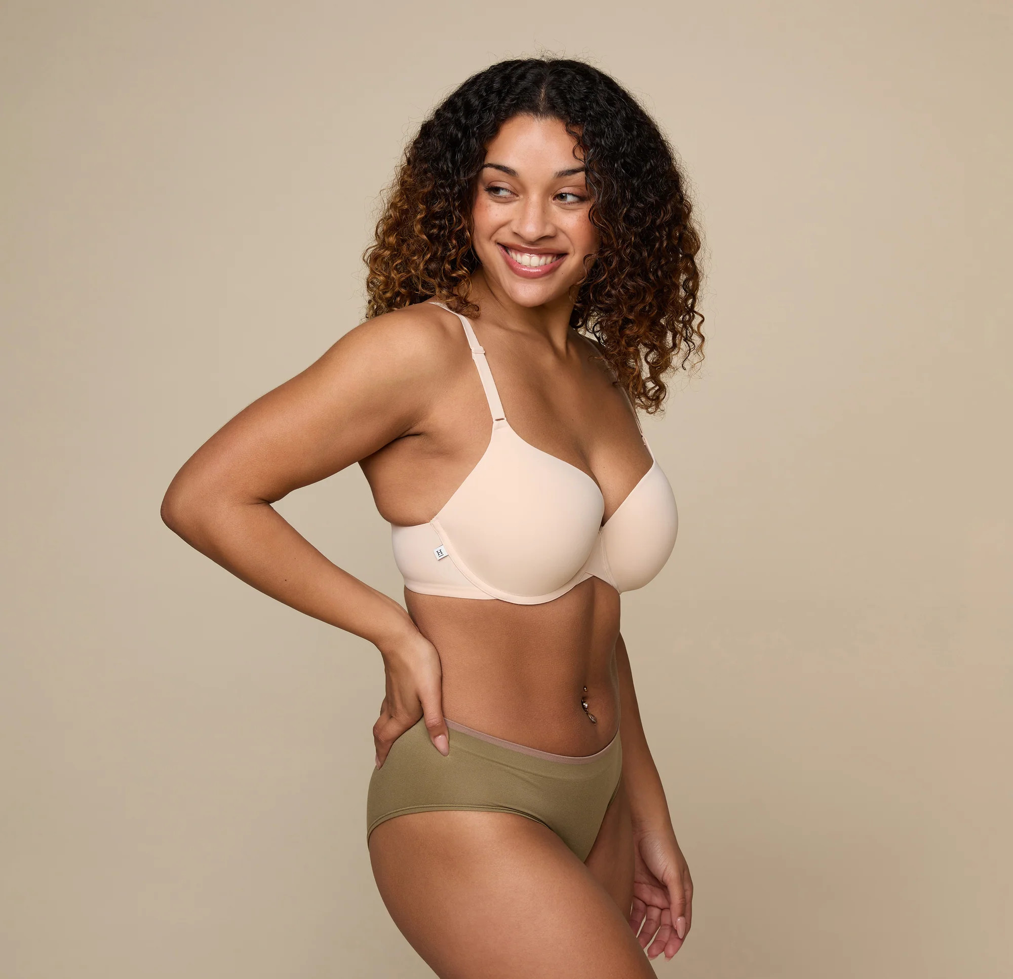 Base T-Shirt Bra - Rose | Harper Wilde