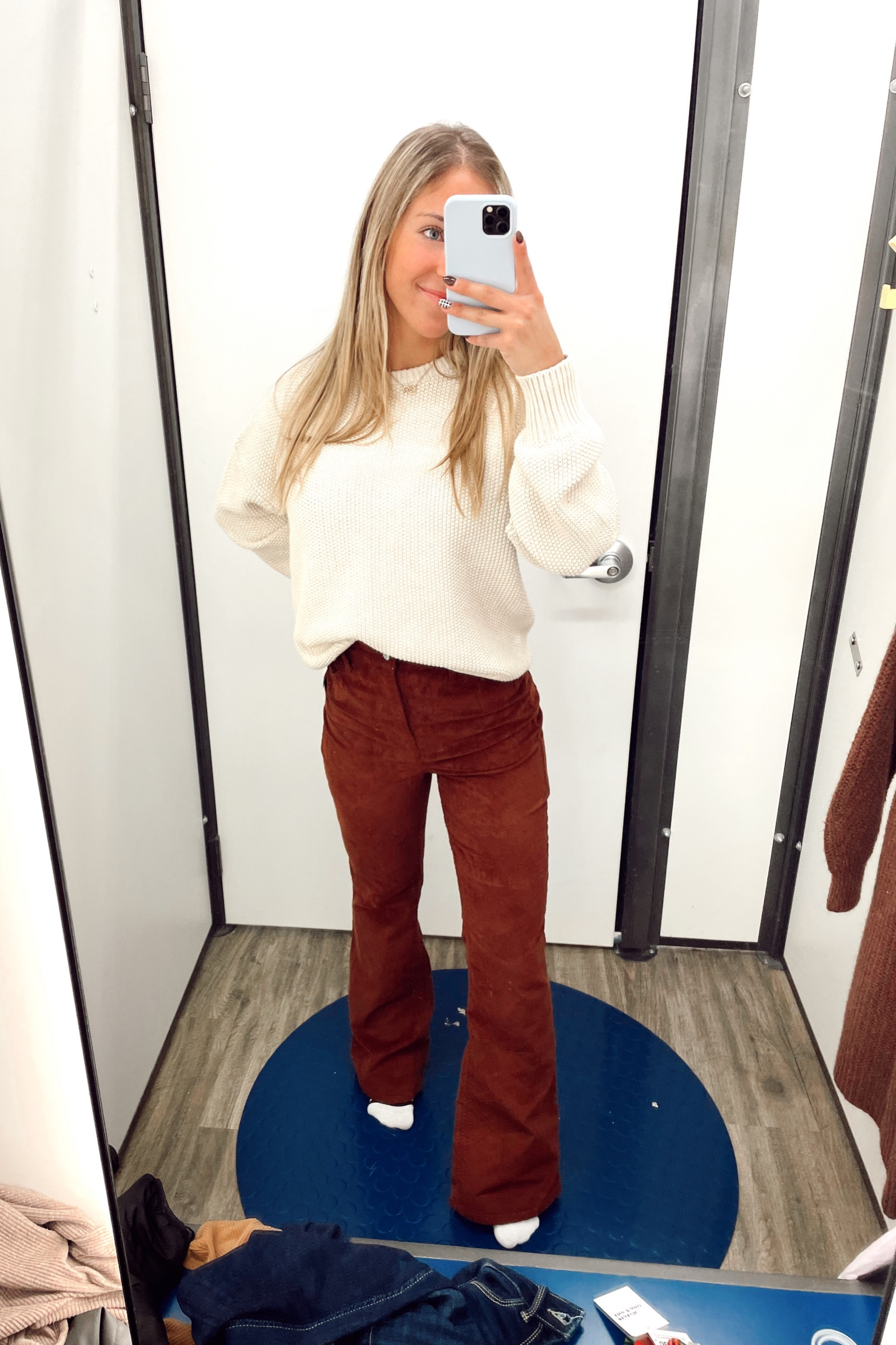 Fall outfit, workwear, teacher outfit 

Pants: wearing “Redwood Grove”; size 2 (0 is my regular size) 
Sweater:  medium 

#LTKunder50 #LTKfit #LTKSeasonal