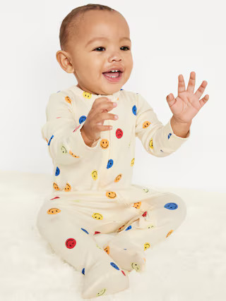 2-Way-Zip Sleep & Play Footed One-Piece for Baby | Old Navy (US)
