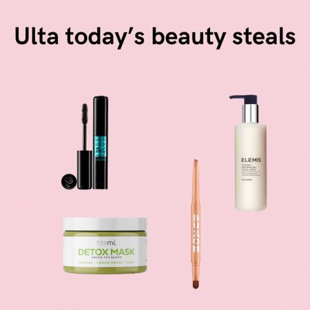 Today’s Beauty Deals at Ulta
50% off 😍🏃‍♀️to get yours!

#beautydeals #ulta21daysofbeauty #skincaredeals #lamcomemascara #lancomeperfume #elemis #elemisfacialwash #liplinersale #beautysale

#LTKbeauty #LTKunder100 #LTKsalealert