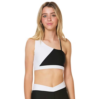 Dragonwing Ava Sports Bra Black and White X-Small | Target