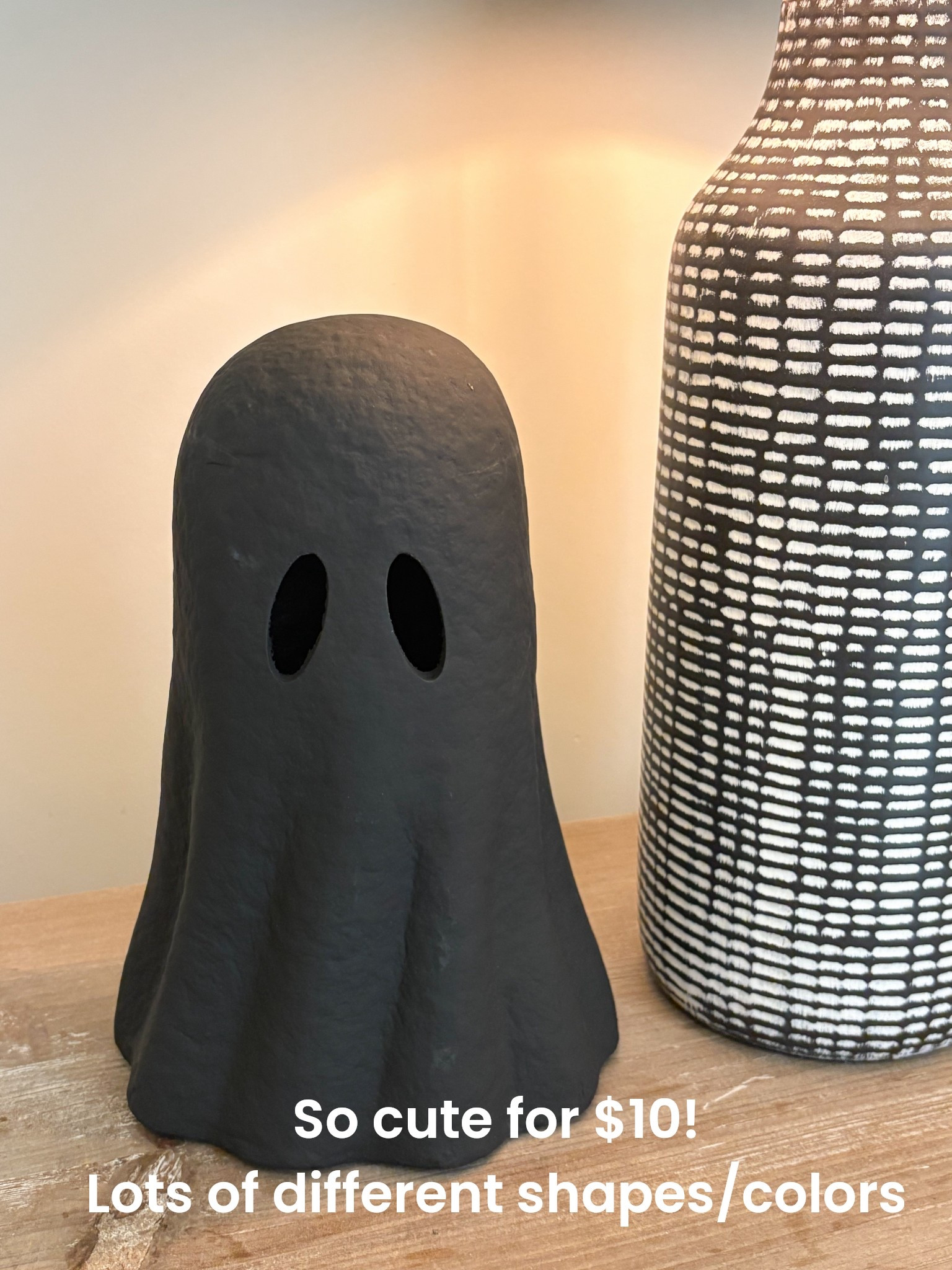 Cute ghost for $10! Lots of colors/shapes!

#LTKSeasonal #LTKHome #LTKSaleAlert