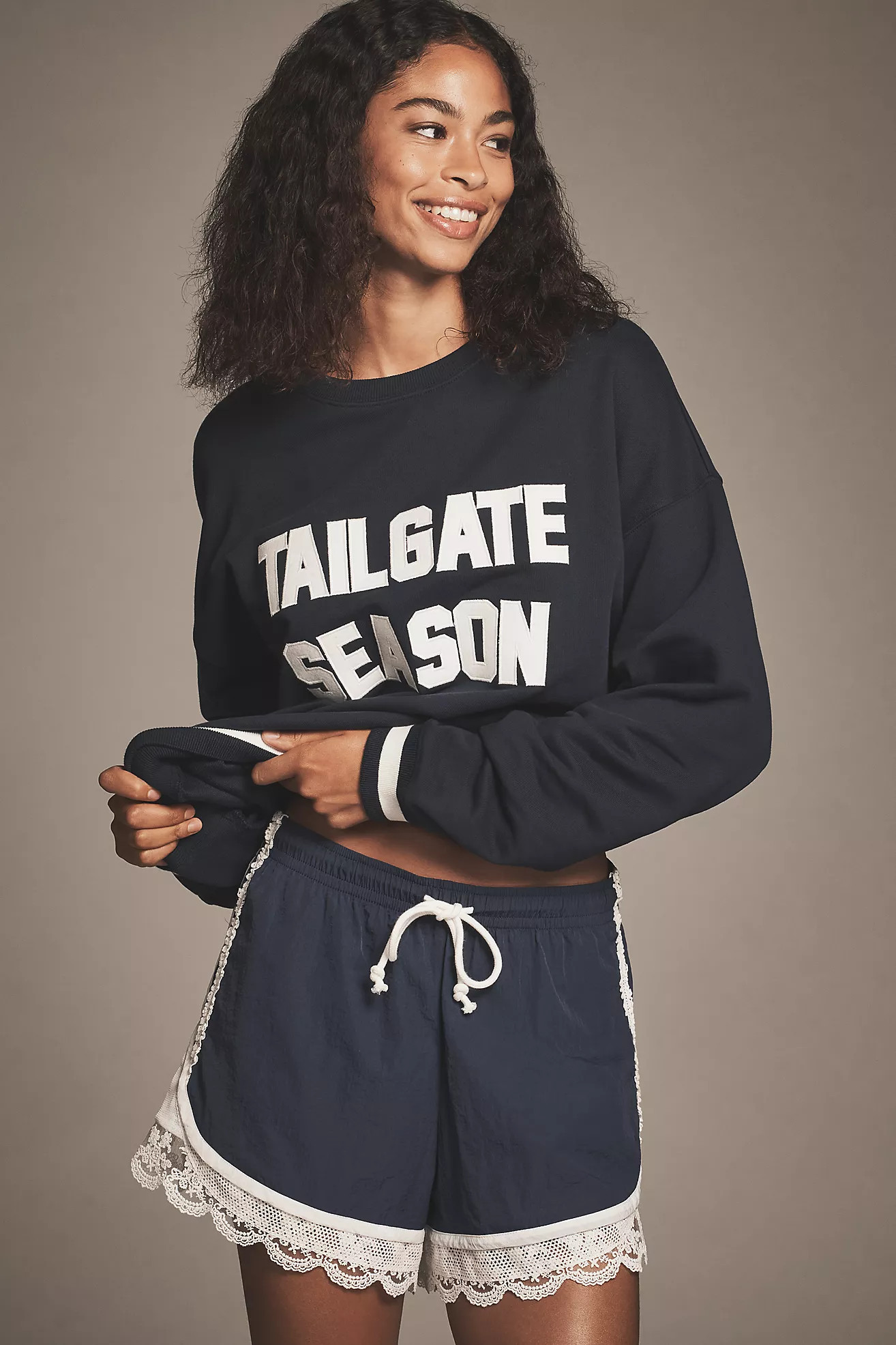 Beach Riot x Anthropologie Cotton Pullover Sweatshirt | Anthropologie (US)