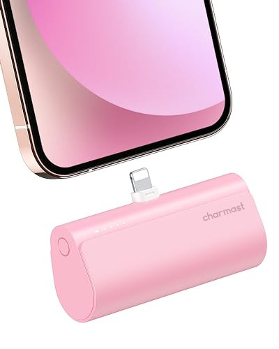 charmast Small Portable Charger for iPhone, Ultra-Compact 20W PD Fast Charging Power Bank 5000mAh, Mini Battery Pack for iPhone 14/14 Pro Max/13/13 Pro Max/12/12 Pro Max/11/XR/X/8/7/6 etc | Amazon (US)