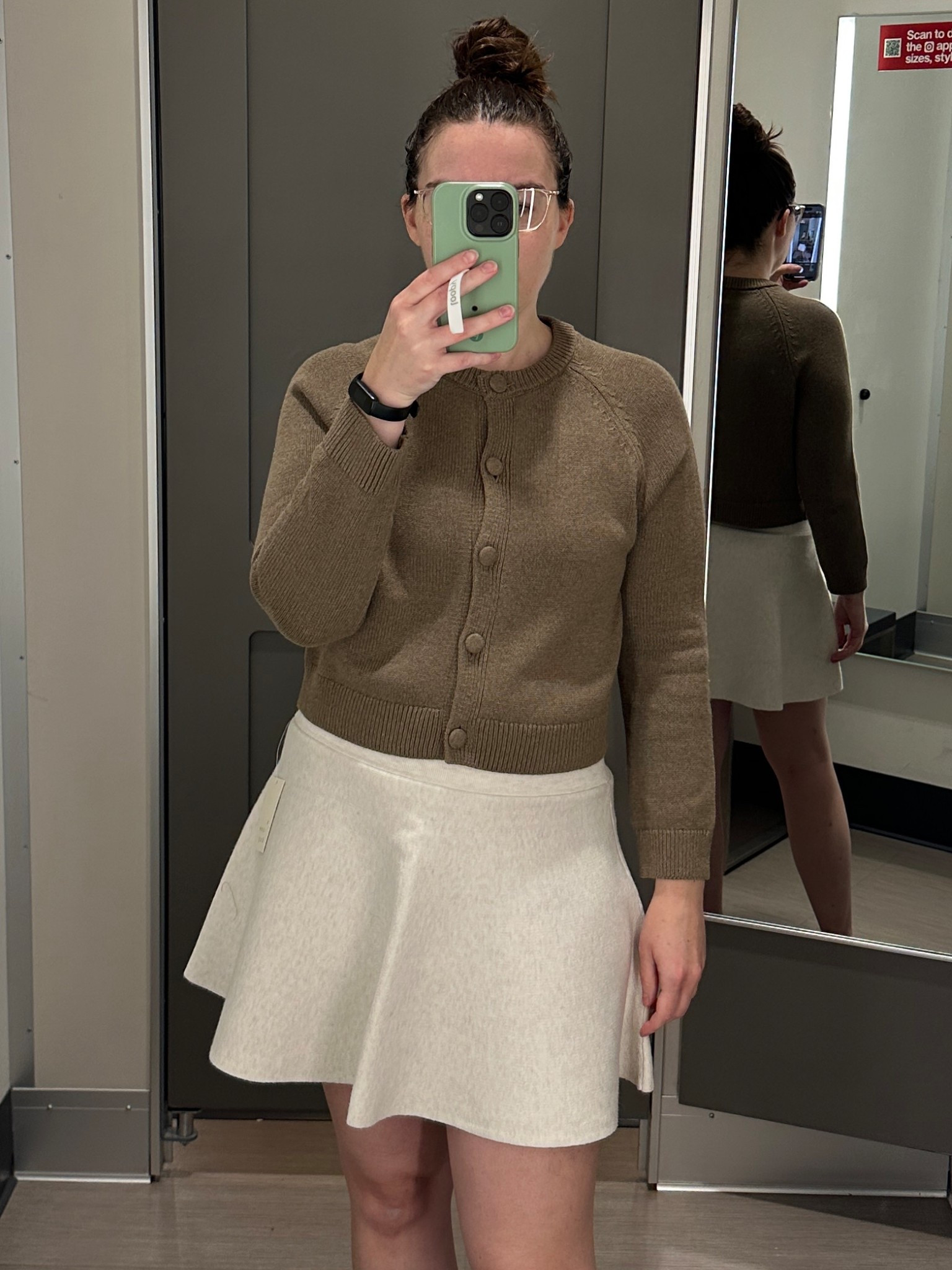 Cardigan sweater and sweater skirt from Target, such a cute combo!

#LTKFindsUnder50 #LTKTravel #LTKStyleTip