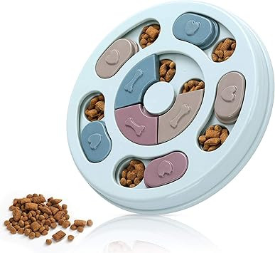 DR CATCH Dog Puzzle,Dogs Food Toys for IQ Training & Mental Enrichment,Dog Treat Puzzle(Blue) | Amazon (US)