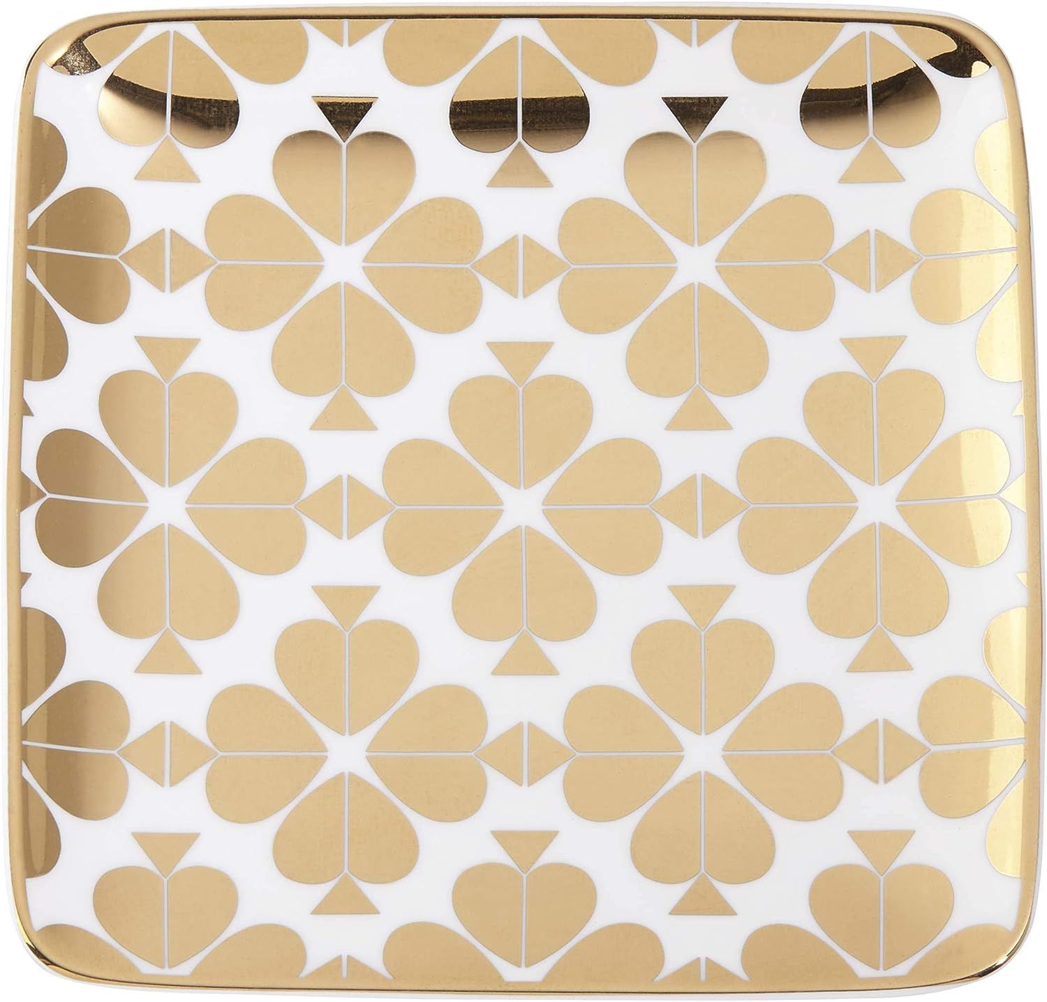 Kate Spade New York Square Dish Spade Street Keepsake Box, 0.65 LB, White | Amazon (US)