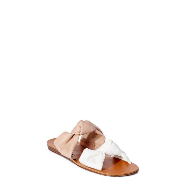 Time and Tru Women's Knotted Slide Sandal | Walmart (US)