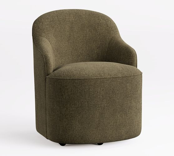 Jamie Upholstered Desk Chair | Pottery Barn (US)