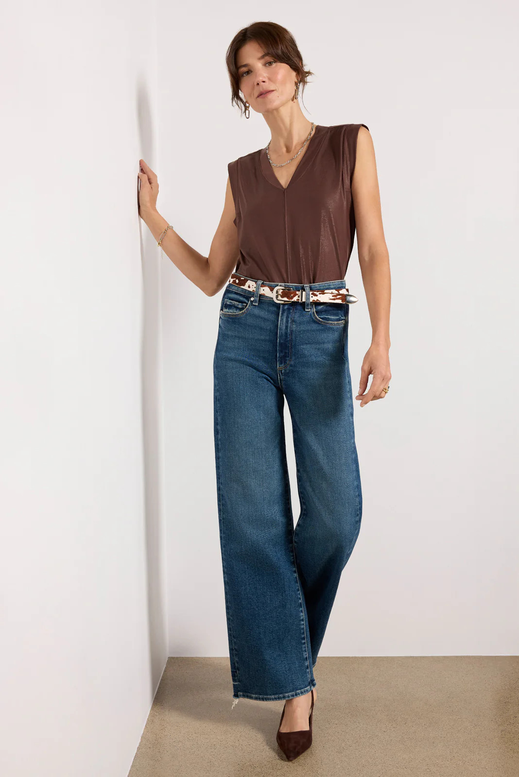 Harper Matte Coated Tee | Evereve