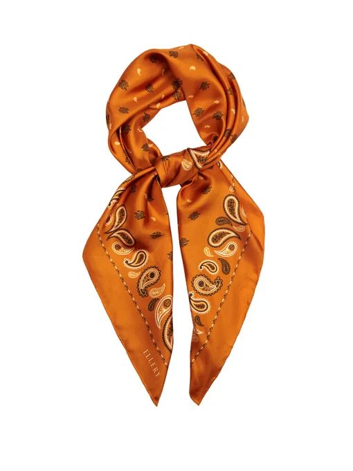 Maxime paisley-print silk scarf | Ellery | Matches (US)