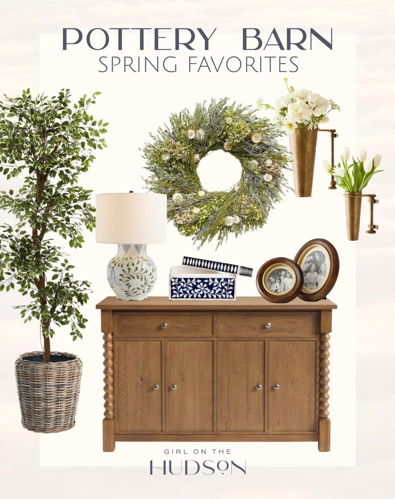 These Pottery Barn spring pieces are such beautiful staples for refreshing your home this season. I love how the greenery, warm wood tones, and classic accents create a look that feels both timeless and fresh.

Perfect for layering into any space.
pottery barn spring decor, neutral home styling, greenery decor, classic home accents, seasonal home refresh, timeless decor pieces, warm wood furniture, spring decorating ideas girlonthehudson

#LTKSeasonal #LTKSaleAlert #LTKHome
