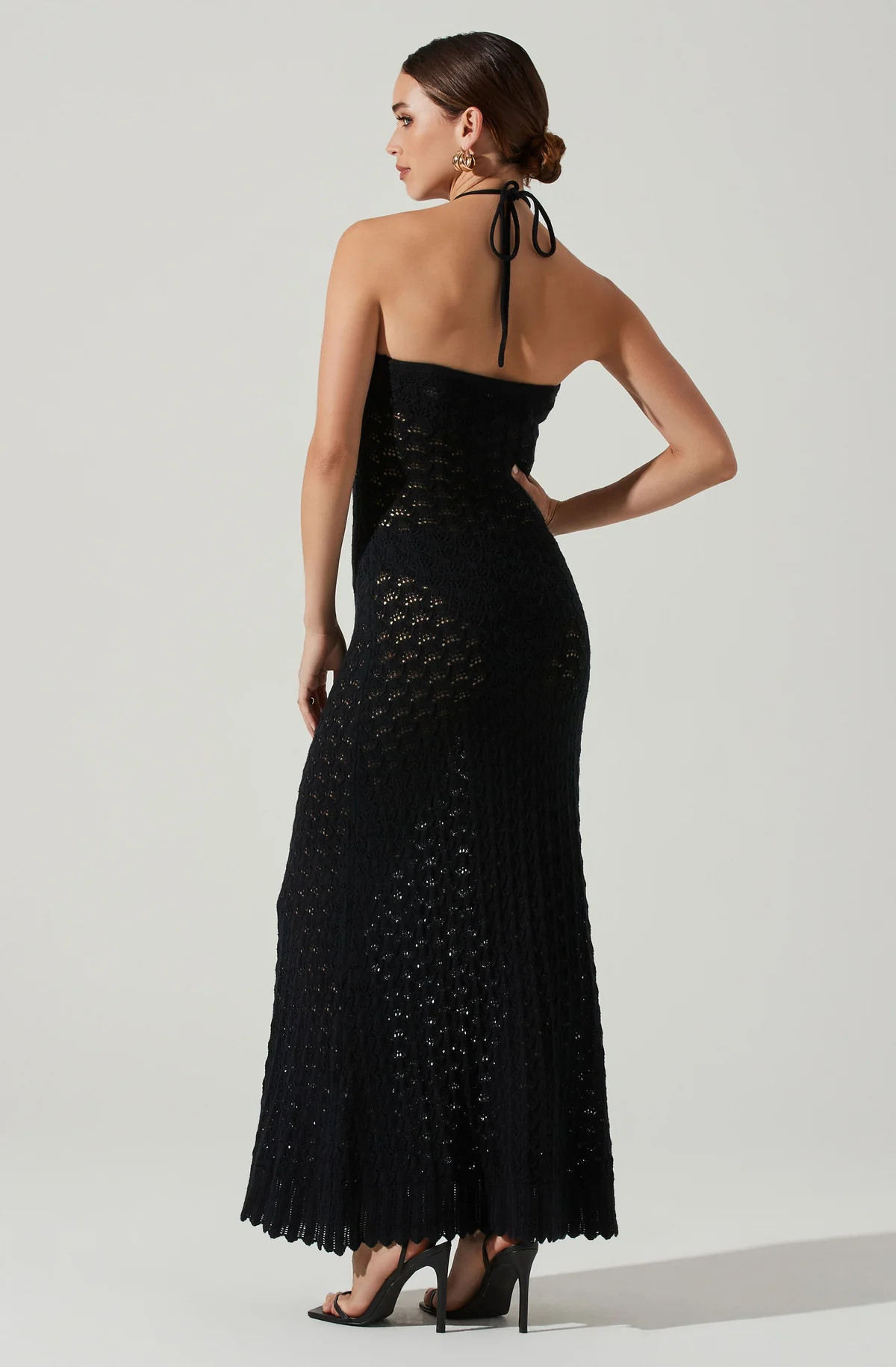 Shira Knit Halter Maxi Dress | ASTR The Label (US)