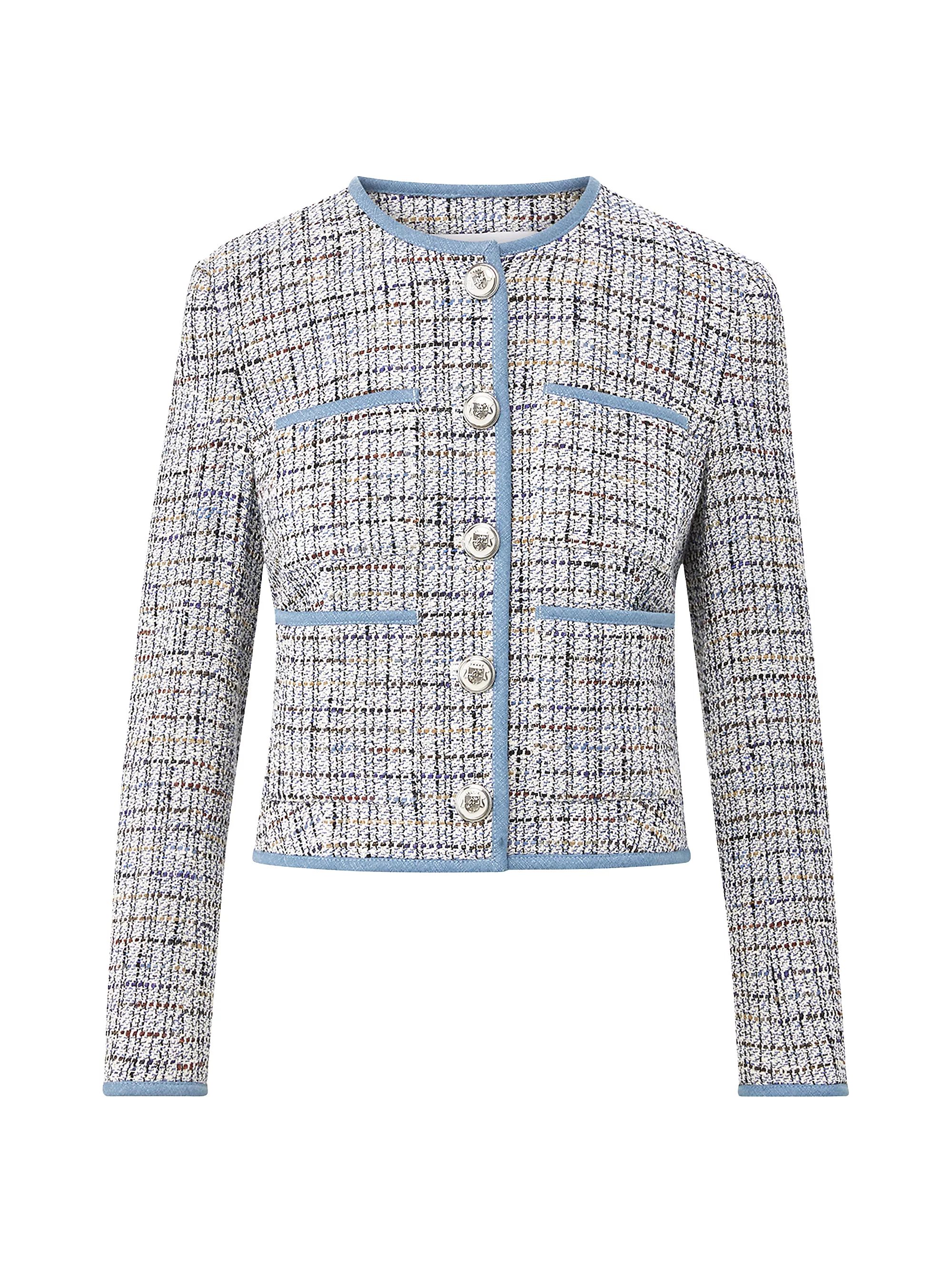 Shop Veronica Beard Darla Tweed Jacket | Saks Fifth Avenue | Saks Fifth Avenue