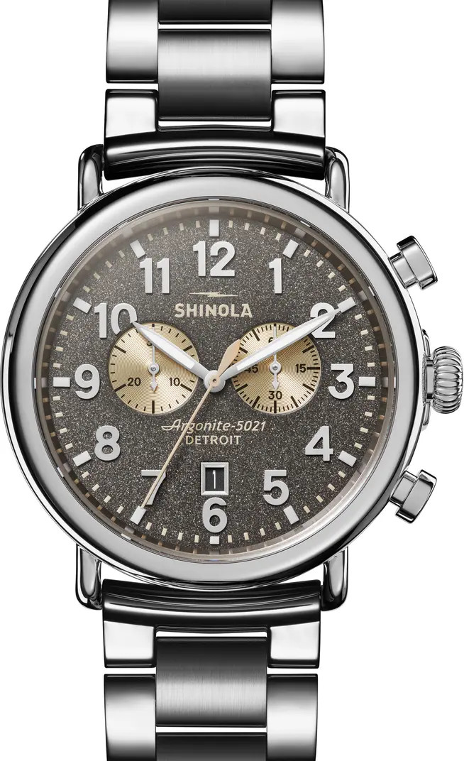 'The Runwell Chrono' Bracelet Watch, 47mm | Nordstrom